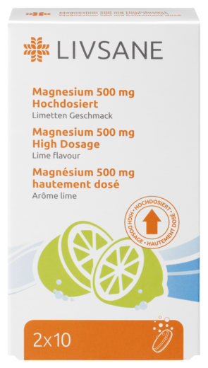 Magnesium 500 mg High Dosage Effervescent Tablets