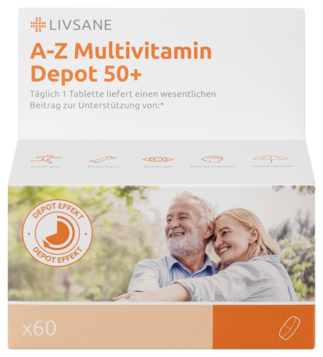 A-Z Multivitamin Depot 50+