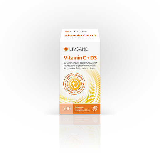   Vitamin C + D chewable tablet